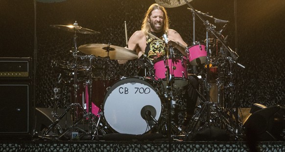 Taylor Hawkins of the Foo Fighters performs at the Innings Festival at Tempe Beach Park on Saturday, Feb, 26 2022, in Tempe, Ariz. (Photo by Amy Harris/Invision/AP)
Taylor Hawkins