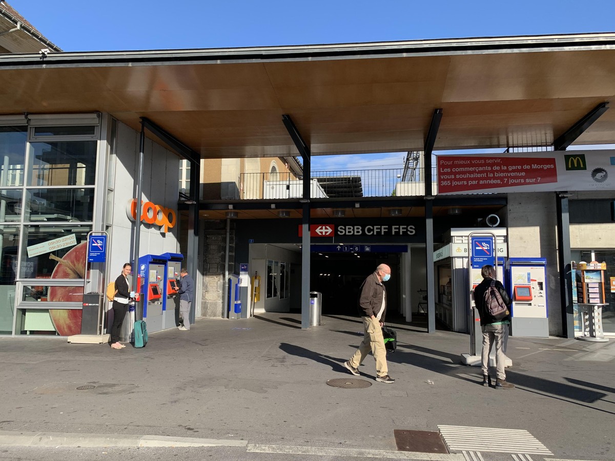 Gare de Morges. 31 août 2021.