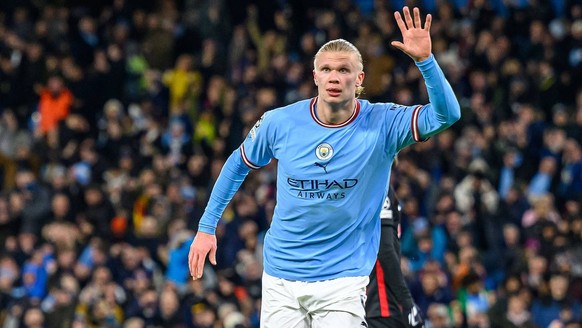 &lt;strong&gt;5 Tore:&lt;/strong&gt; Erling Haaland (Manchester City) beim 7:0 gegen Leipzig am 14. März 2023.