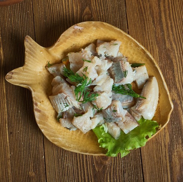 indigirka salat sibirien russland fisch essen food
