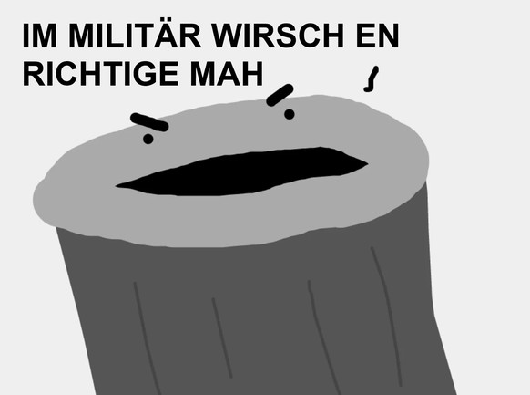 «Hitler hat nichts falsch gemacht» – Diese politisch inkorrekte Mülltonne hat Schlägi verdient
Zitat meiner Ex