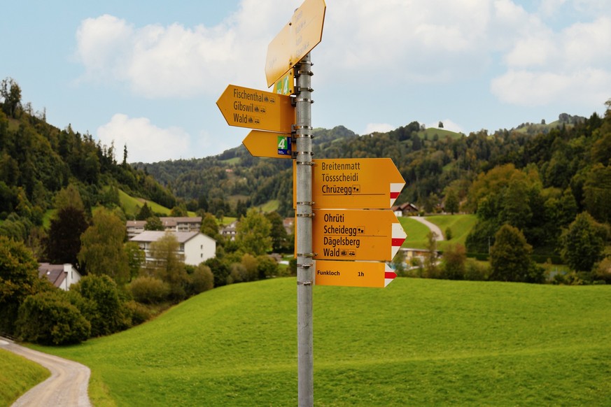 Funkloch Wanderkarte