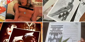 Sexheftli, Mathe-Prüfungen, queere Liebesbriefe – was man so in alten Plattenhüllen findet