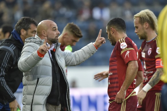 Vaduz-Trainer Giorgio Contini stellt seine Mannschaft auf ein heisses Kellerduell im Letzigrund ein.