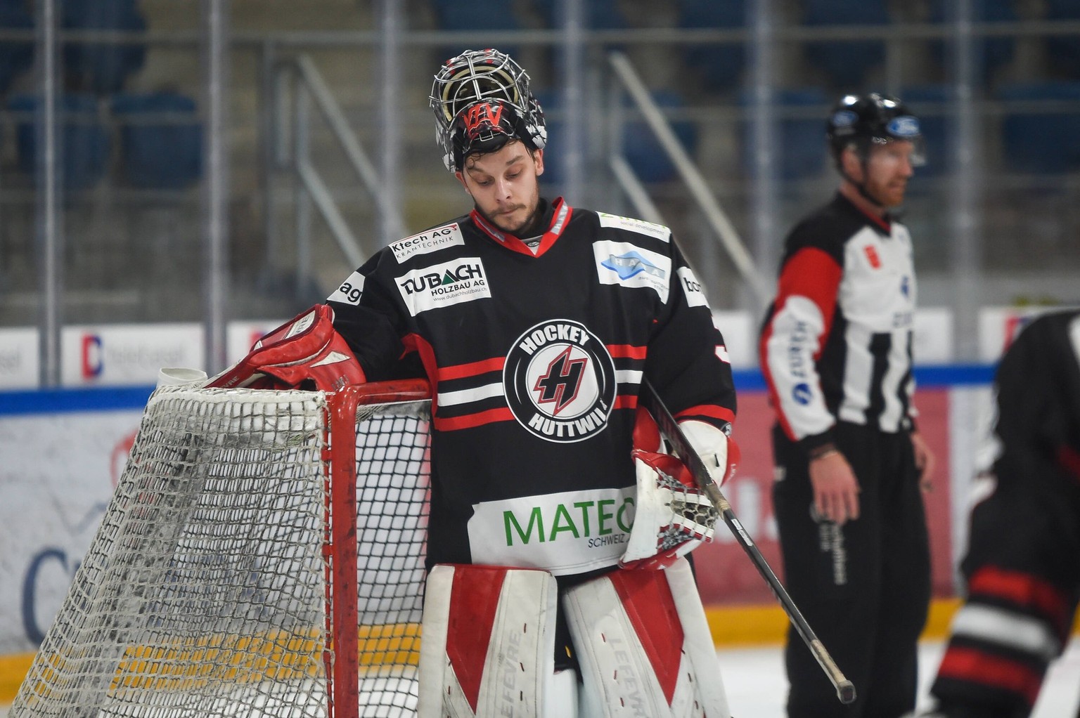 Eishockey MySports League Playoff Final - 21/22 - EHC Basel vs. Hockey Huttwil - 19-03-2022 Kevin Liechti (Hockey Huttwil 31). /// Eishockey MySports League Playoff Final: EHC Basel vs. Hockey Huttwil ...