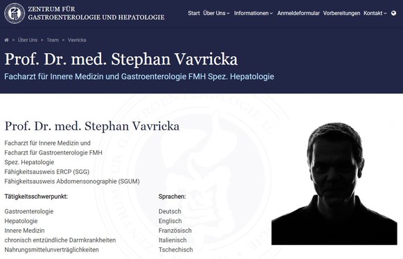 Prof. Dr. Stephan Vavricka, Hauptautor der Studie.