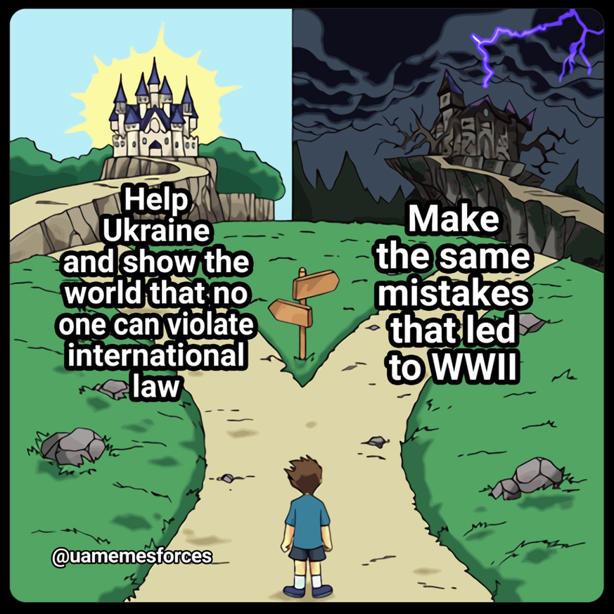 Meme zum Ukraine-Krieg.