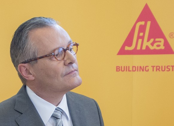 Verwaltungsratspräsident Paul Hälg an der Generalversammlung in Baar ZG.