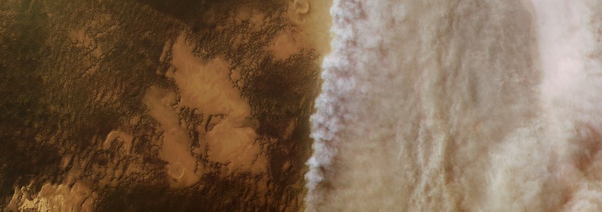 So beeindruckend ist ein Sandsturm auf dem Mars