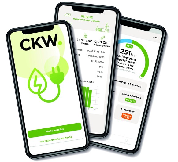 Die «CKW Smart Charging App» ist mit Modellen der folgenden Marken kompatibel: Audi, Volkswagen, Seat, Skoda, Renault, Jaguar und Tesla. Für alle weiteren Fahrzeugmodelle sei die App in Verbindung mit ...