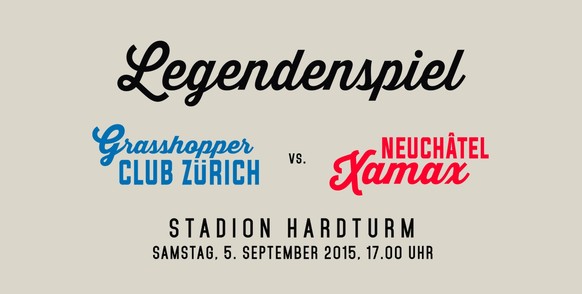 Am nächsten Samstag treffen im alten Hardturm GC- und Xamax-Legenden gegeneinander an.