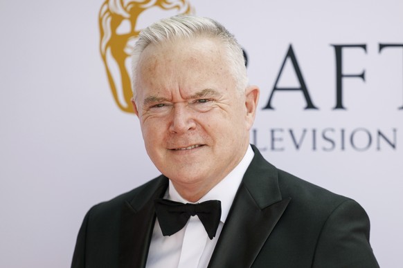 epa10742427 (FILE) - Welsh journalist Huw Edwards attends the 2023 BAFTA TV Awards at the Royal Festival Hall in London, Britain, 14 May 2023 (issued 12 July 2023). Huw Edwards has been named as the B ...