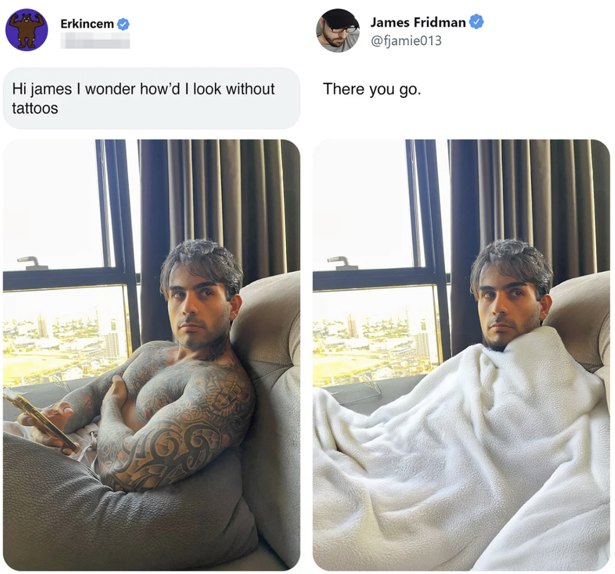 James Fridman Photoshop Trollerei