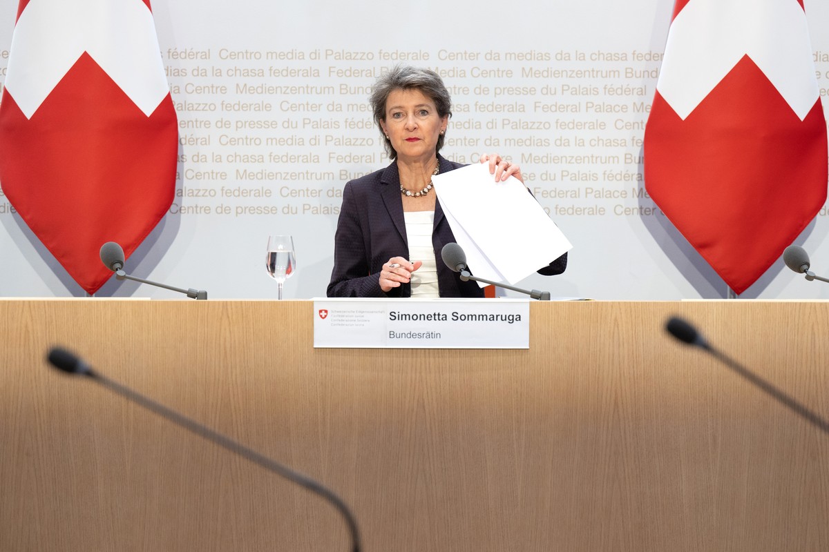 La ministre de l'Energie Simonetta Sommaruga.