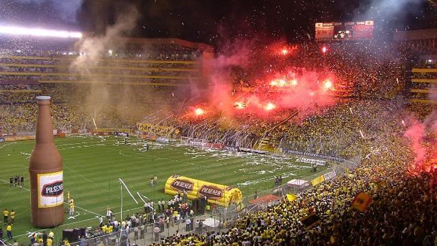 Das Estadio La Casa Blanca von Ldu Quito in Ecuador bietet 55'000 Zuschauern Platz.