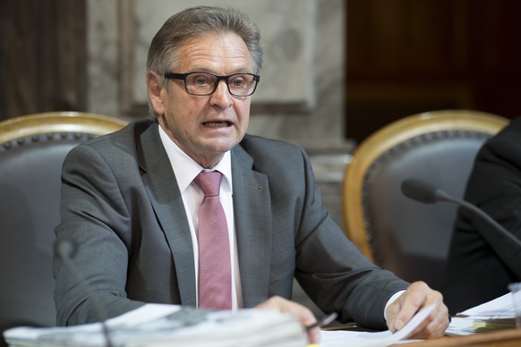 Isidor Baumann, CVP-UR, spricht an der Herbstsession der Eidgenoessischen Raete, am Donnerstag, 21. September 2017 im Staenderat in Bern. (KEYSTONE/Anthony Anex)