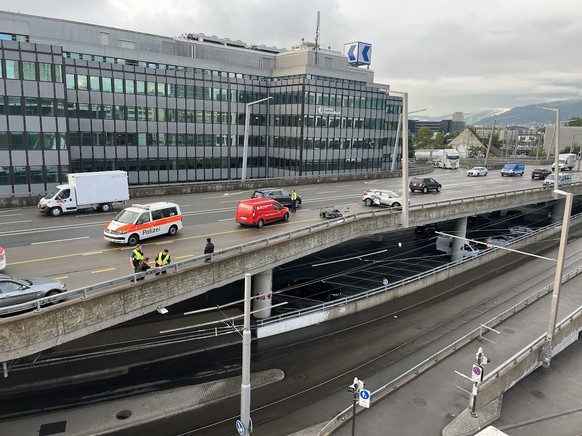 Unfall Hardbrücke