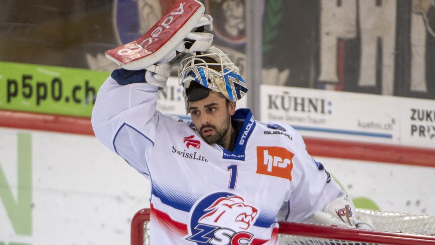 Lions Goalie Niklas Schlegel ist geschlagen, waehrend dem Meisterschaftsspiel der National League, zwischen den SCL Tigers und den ZSC Lions am Dienstag, 30.Oktober 2018 in der Ilfishalle in Langnau.  ...