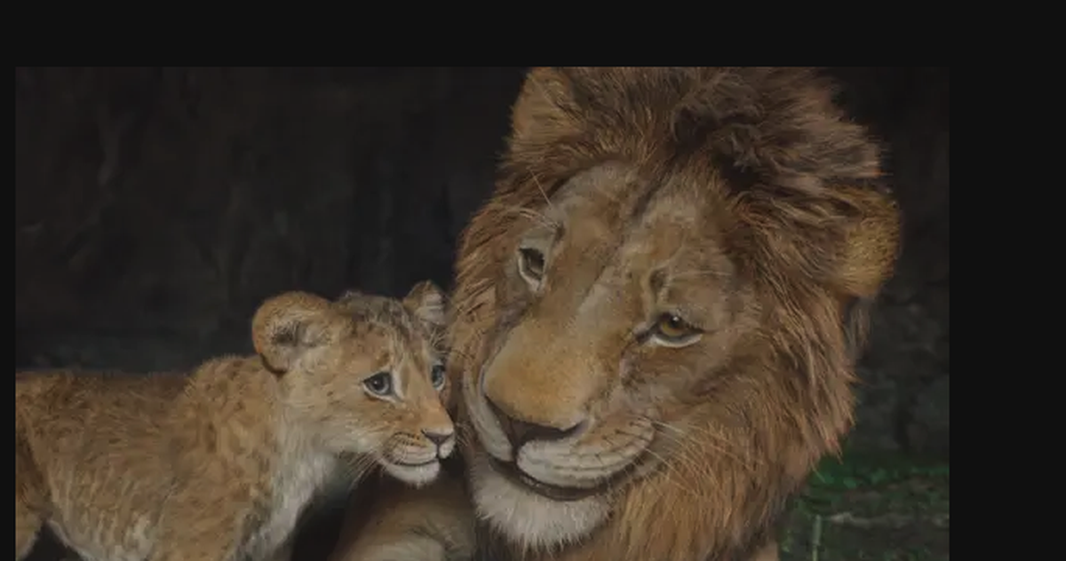 La princesse Kiara, jouée vocalement par Blue Ivy.