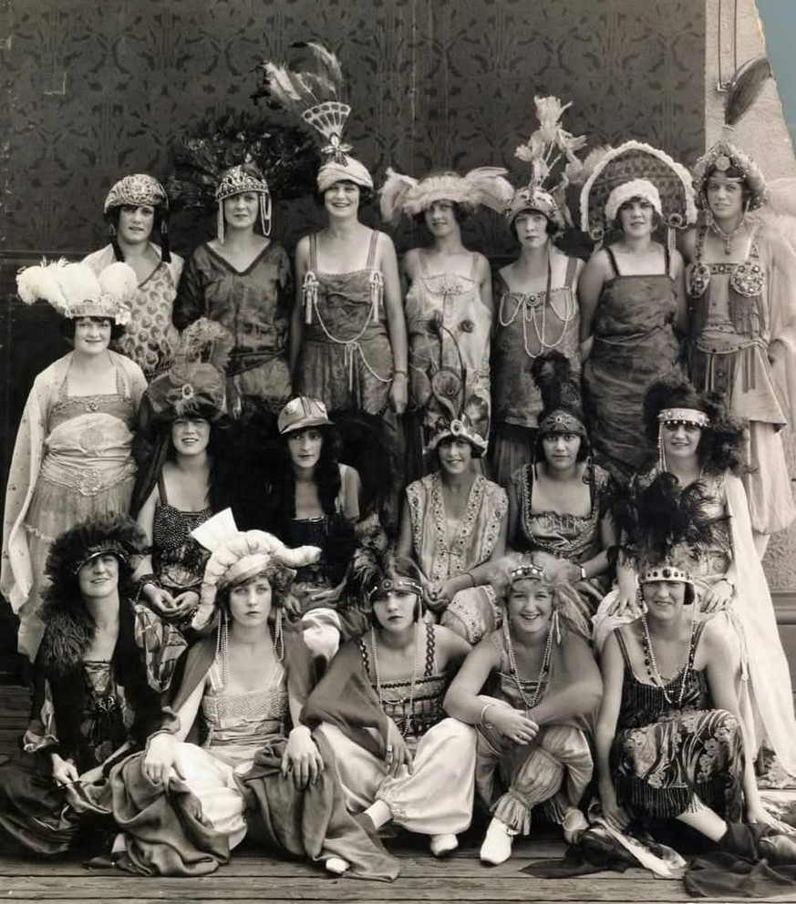 Die Teilnehmerinnen des ersten Miss-America-Wettbewerbs, 1921.