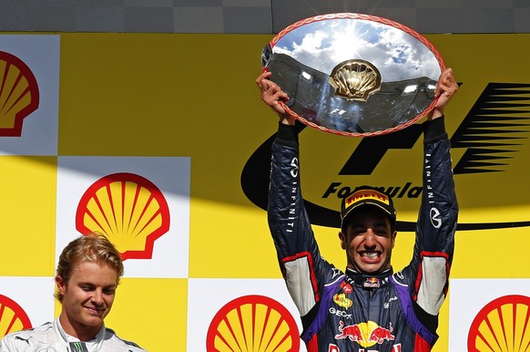 Nico Rosberg hat schon mehr Freude auf dem Podium gehabt.