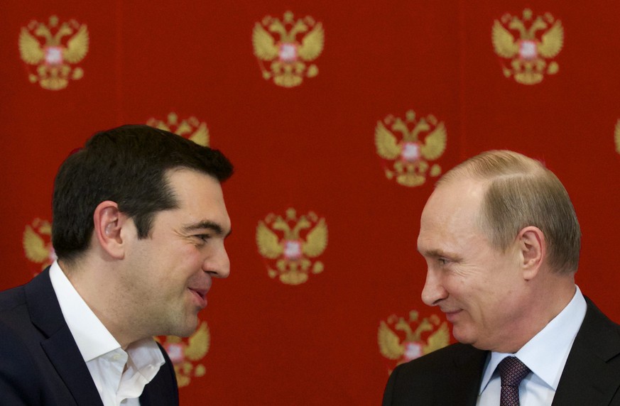 Alexis Tsipras und sein Griechenland haben riesige Geldsorgen. Hilft Vladimir Putin?