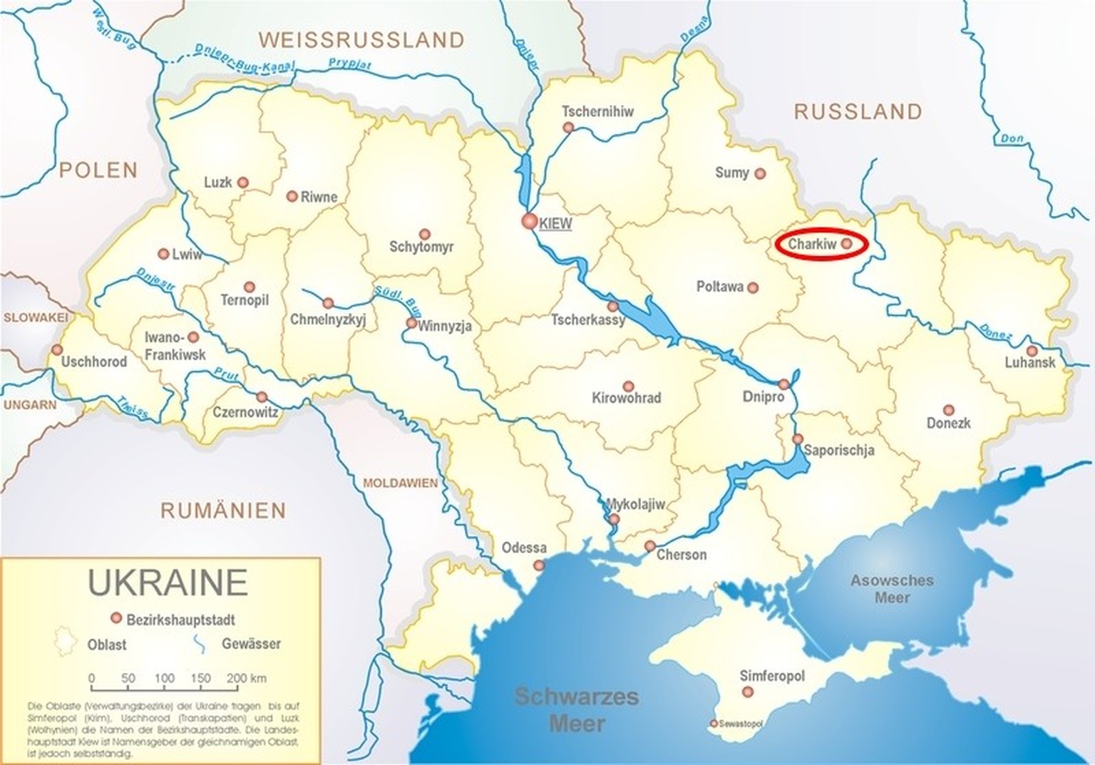 Karte Ukraine mit Oblasten
https://de.wikipedia.org/wiki/Datei:Karte_Ukraine.png