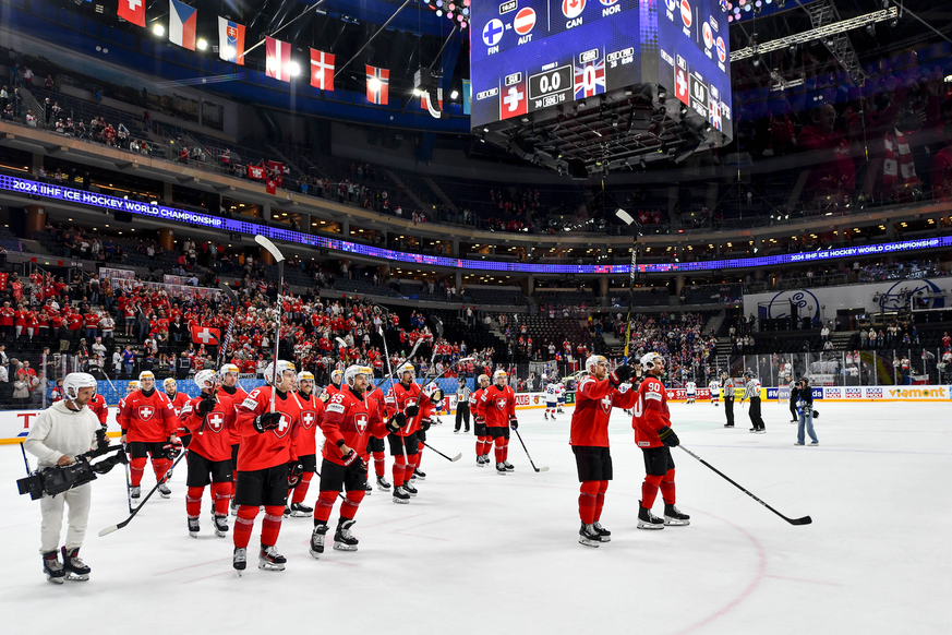 Schweiz Grossbritannien Prag Eishockey-WM 2024