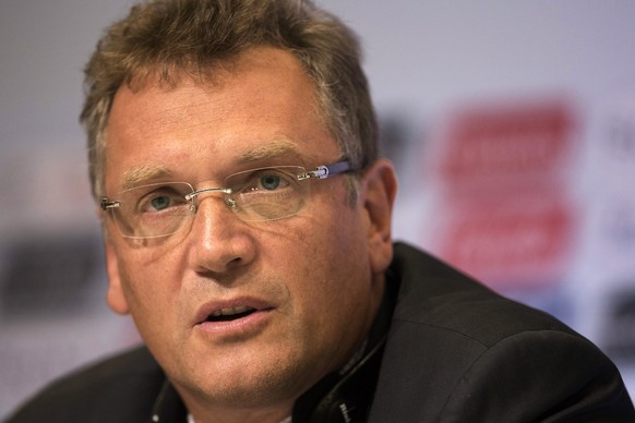 FILE - In this Thursday, Aug. 30, 2012 file photo, FIFA General Secretary Jerome Valcke speaks during a news conference in Rio de Janeiro, Brazil. FIFA secretary general Jerome Valcke was not involved ...