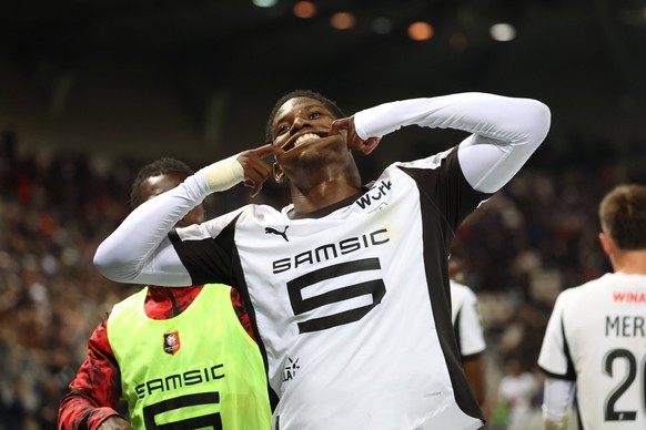 Paris FC - Rennes J12 Ligue 1 McDonald s 7 novembre 2025 Breel Embolo Paris FC - Rennes J12 Ligue 1 McDonald s au stade Jean Bouin Ã Paris, le 7 novembre 2025. Paris FC vs. Rennes Matchday 12 of Ligue ...