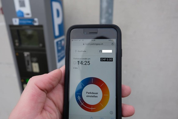 Parkuhr mit App bezahlen: Twint, Parkingpay, Easypark