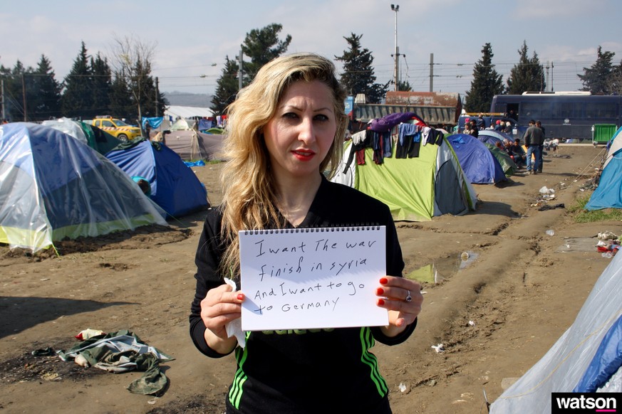 «Ich will, dass der Krieg in Syrien aufhört. Und ich will nach Deutschland.»<br data-editable="remove">