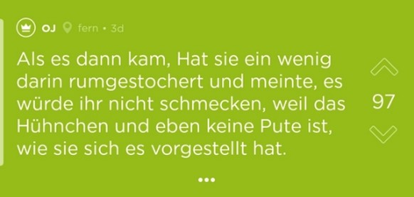Jodler datet Vegetarierin – bei ihrer Bestellung verliert er die Lust auf mehr