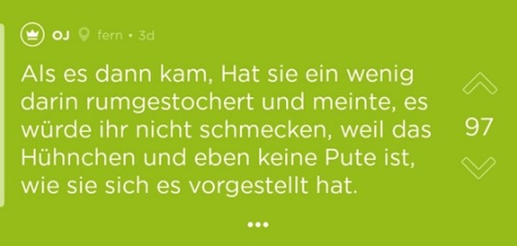 Jodler datet Vegetarierin – bei ihrer Bestellung verliert er die Lust auf mehr