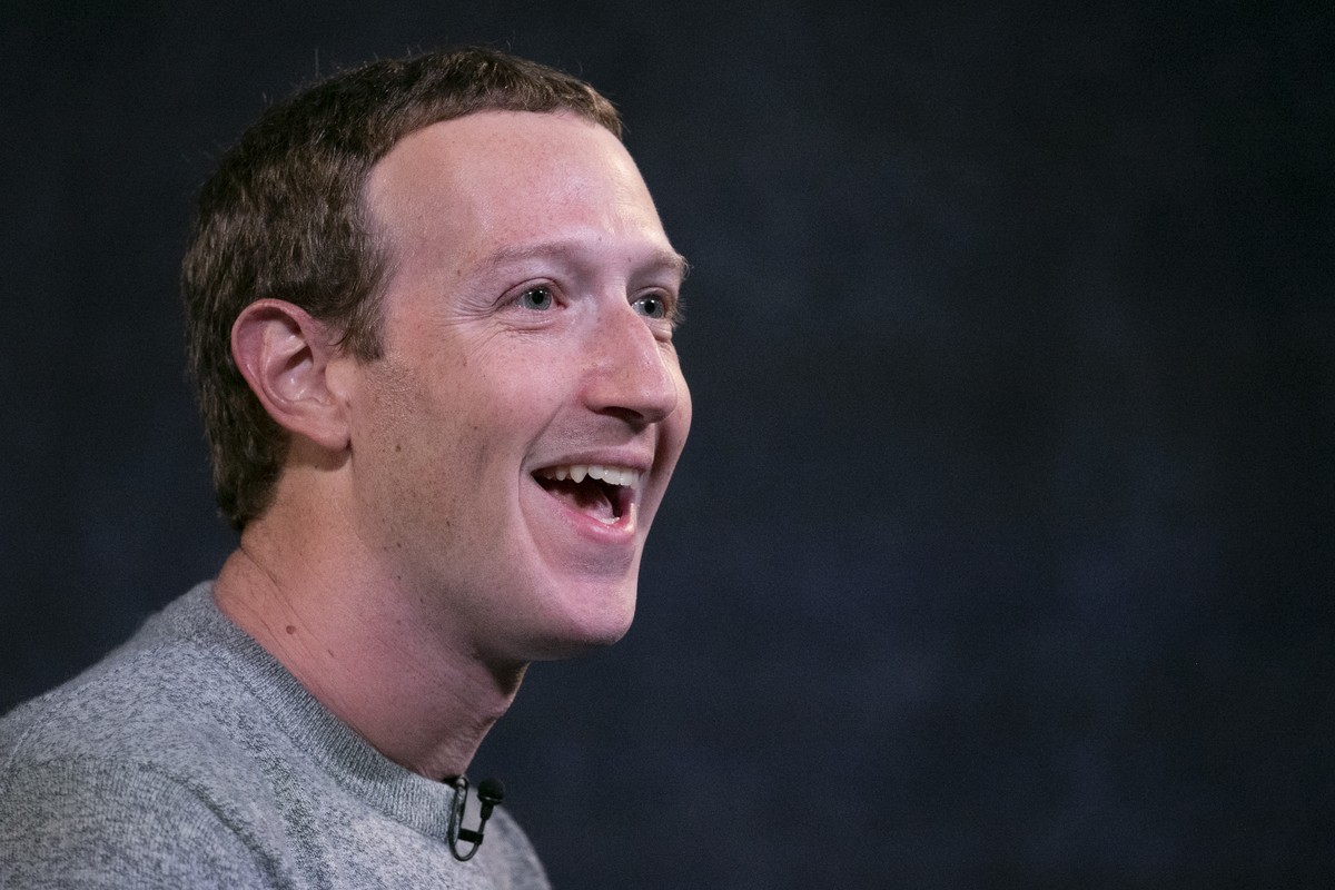 Facebook CEO Mark Zuckerberg speaks about "News Tab" at the Paley Center, Friday, Oct. 25, 2019 in New York. The new feature in the Facebook mobile app will display headlines â?? and nothing ...