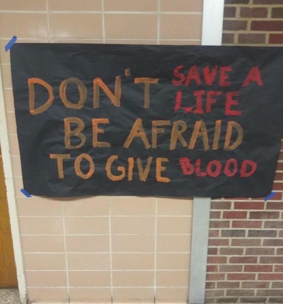 «Rette keine Leben! Habe Angst davor, Blut zu geben!»