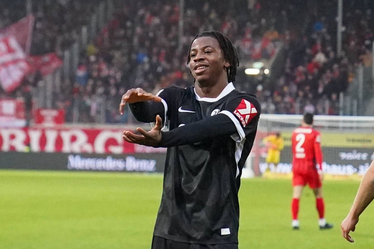 Avec Fribourg, Johan Manzambi a marqué trois buts et délivré trois passes décisives cette saison en Bundesliga.