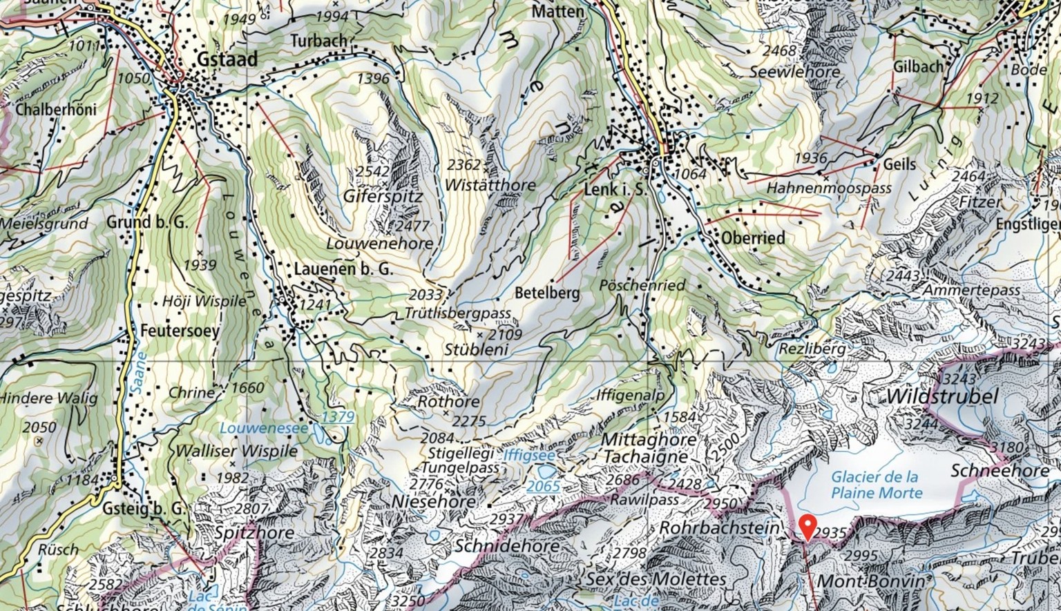 In der Region Lenk BE wird vor plötzlichem Hochwasser gewarnt.