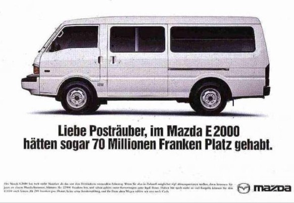Wie ein Zürcher Stadtpolizist den letzten flüchtigen Posträuber in Miami aufgespürt hat\nDas Highlight war die Mazda-Werbung in den Zeitungen kurz nach dem Postraub😊