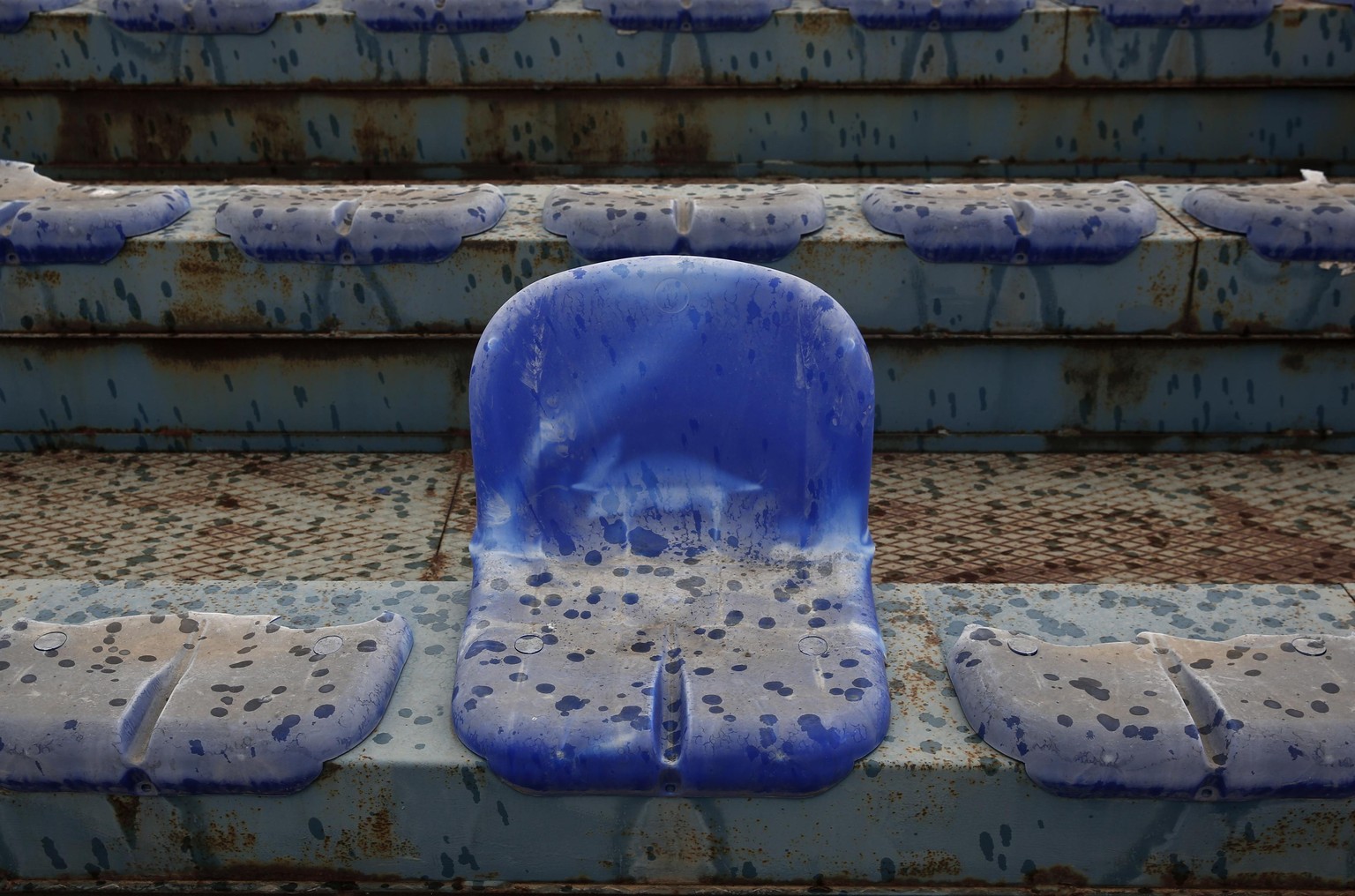 Sollte im Baseball-Stadion noch einmal ein Spiel stattfinden: Ich wüsste, welchen Sitz ich gerne hätte!