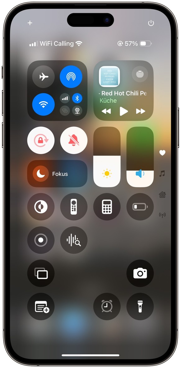 iPhone: Das neue Kontrollzentrum, das mit iOS 18 kommt.