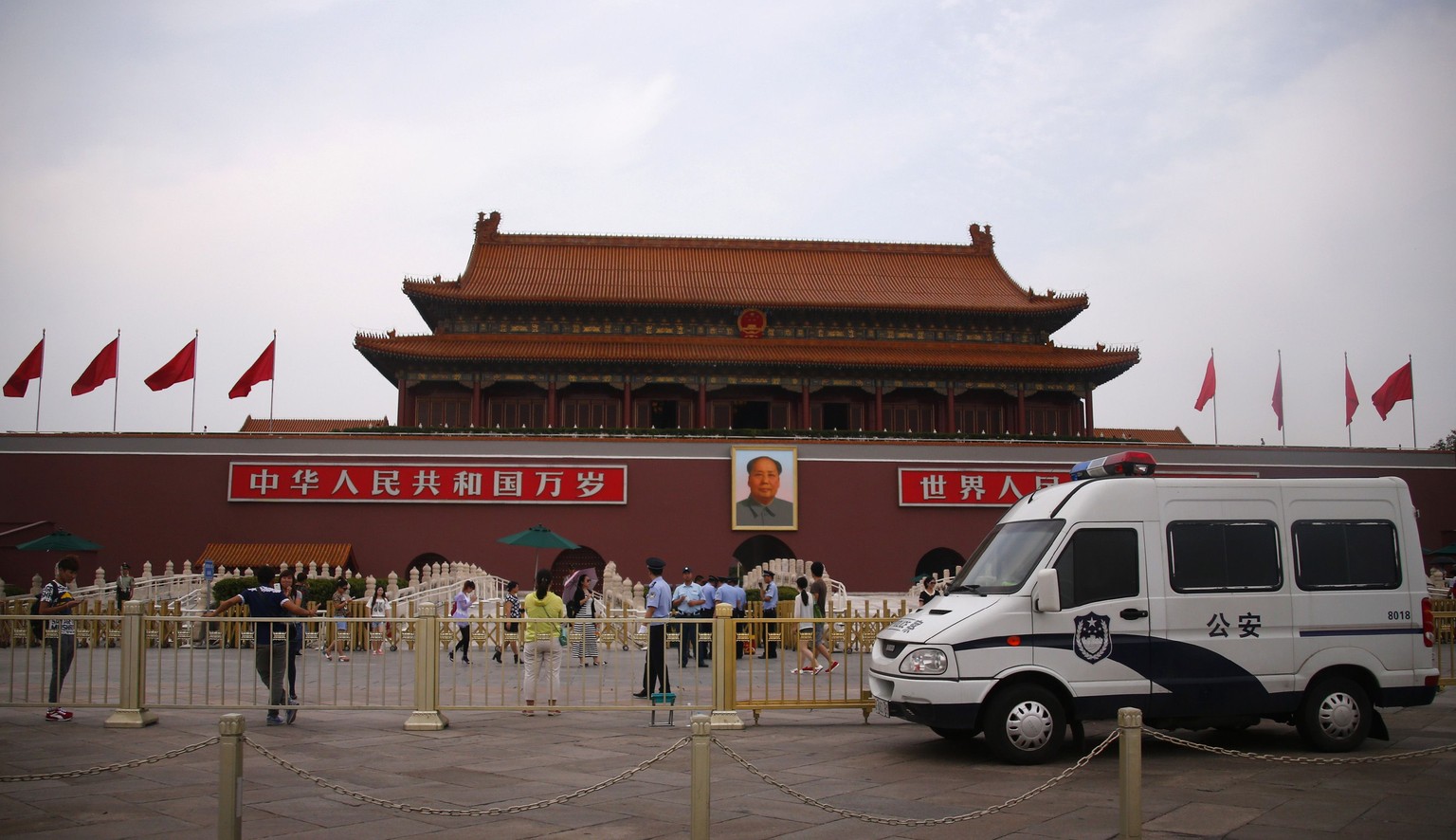 Der Tiananmen-Platz in Peking.