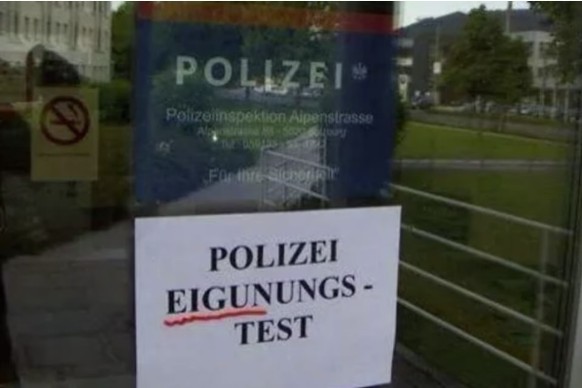 Die lustigsten Fails der Woche: Eignungstest Schreibfehler