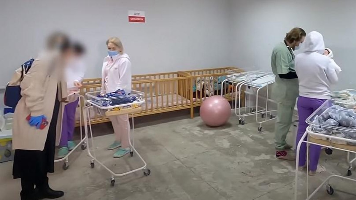 Une capture d'écran de la vidéo de BioTexCom présentant son abri anti-bombe à Kiev.