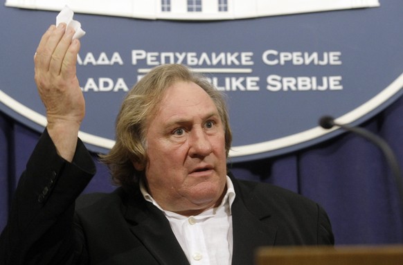 Depardieu besucht im September Serbien.