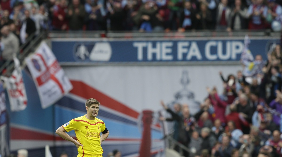 Nein, den FA Cup wird Gerrard kein drittes Mal gewinnen.