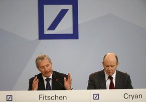 Die aktuelle Führungsspitze der Deutschen Bank:&nbsp;John Cryan und Jürgen Fitschen.