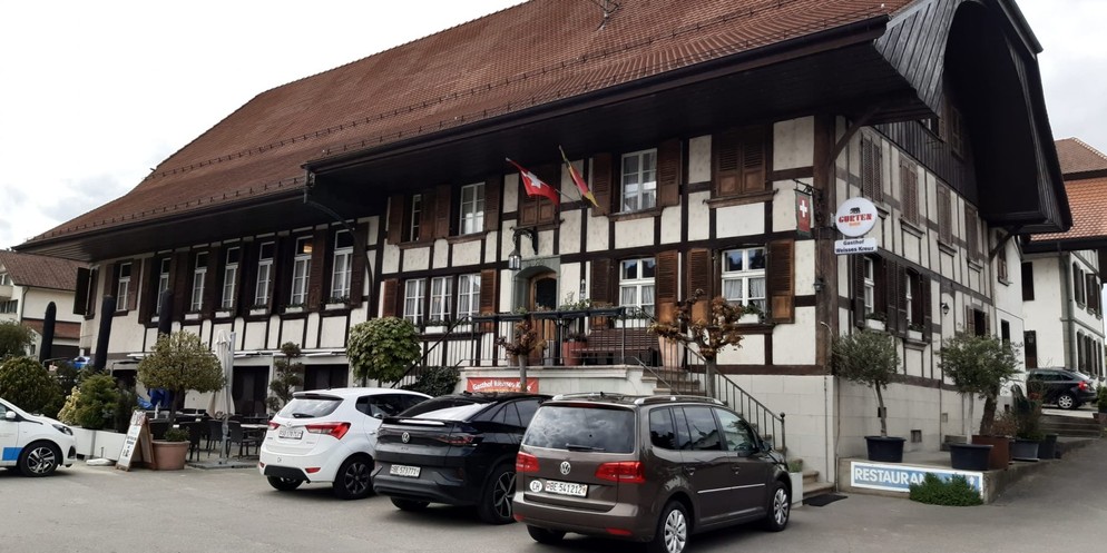 Das weisses Kreuz in Kallnach sucht neue Pächter.