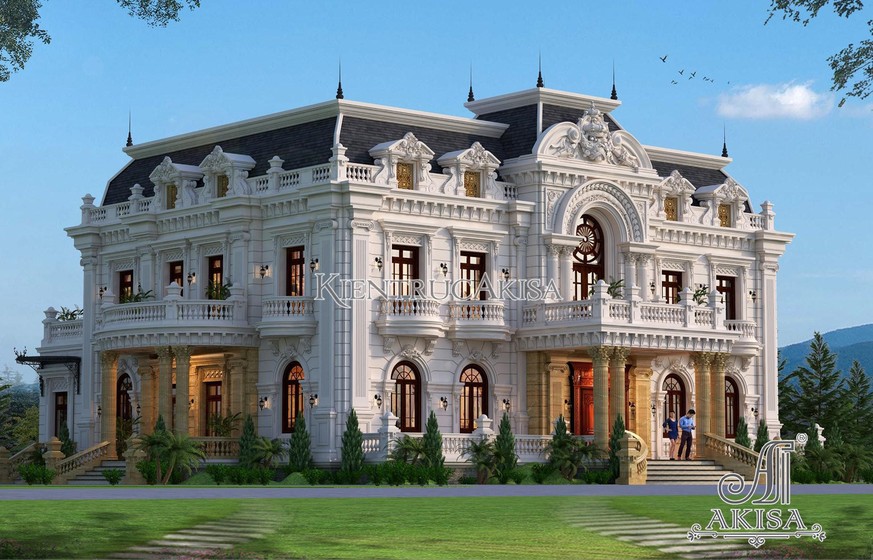 Fake französische McMansions villen architektur vietnam 
https://akisa.vn/thiet-ke-biet-thu/biet-thu-co-dien-phap