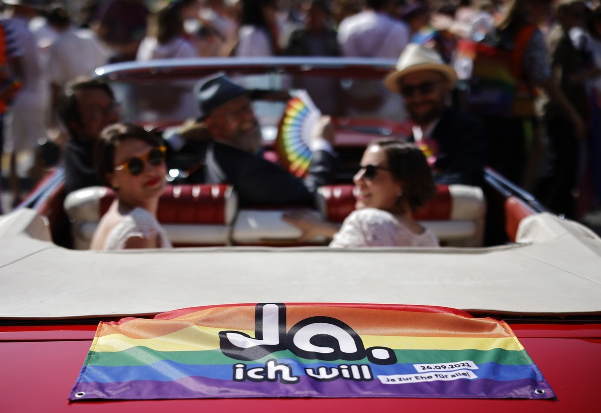 La Pride à Zurich en septembre 2021.
